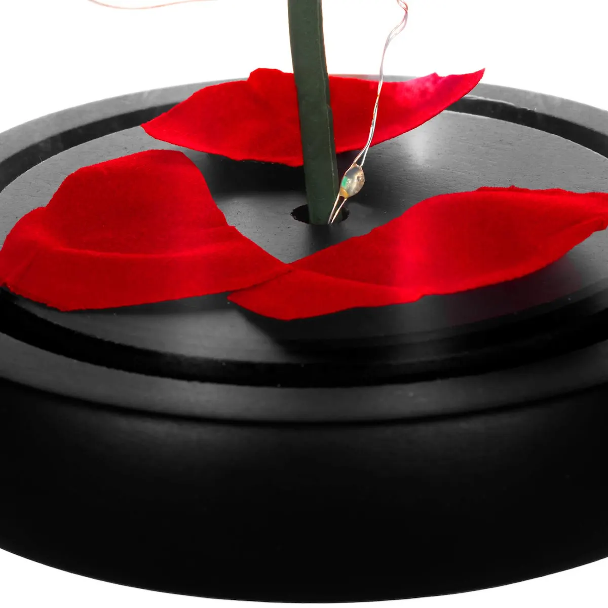 Wieczna czerwona róża 22 cm, LED prezent, super prezent - urodziny, walentynki 🌹