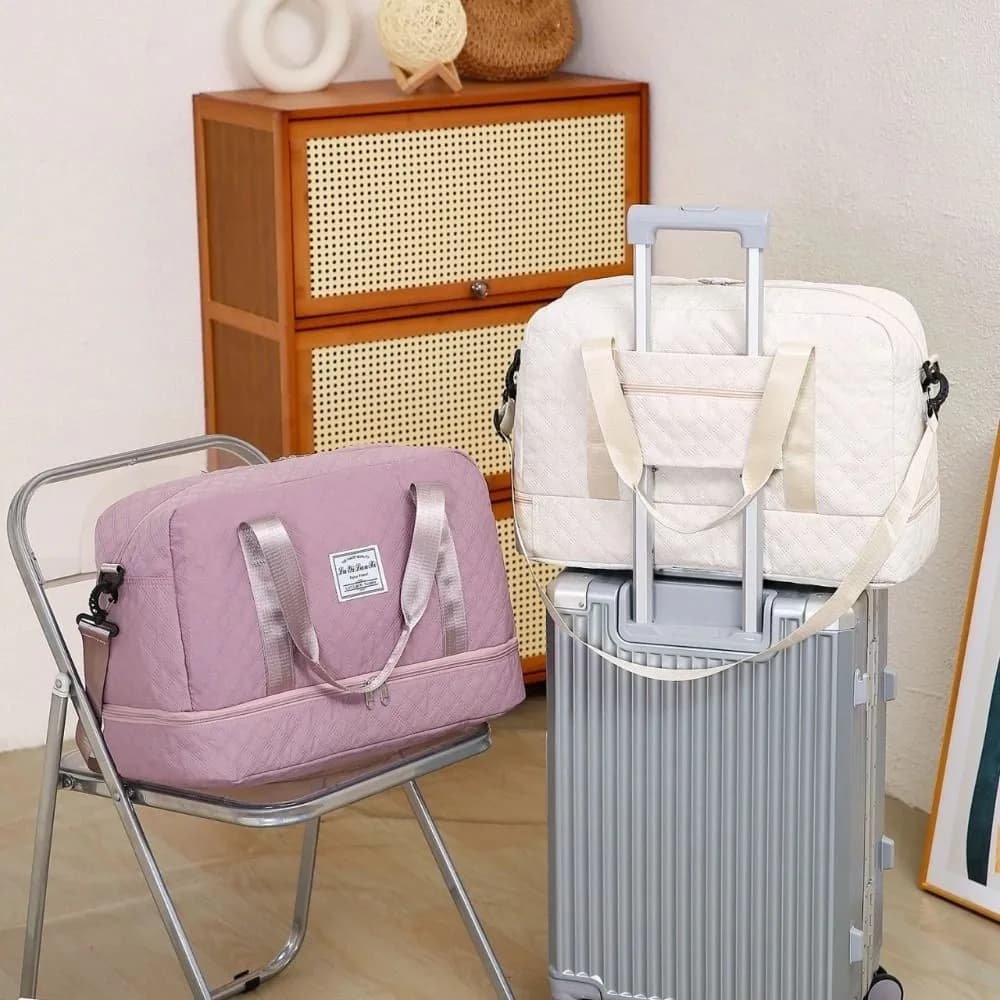 Duża wodoodporna torba Oxford do jogi i na siłownię z przegrodą na buty oraz mokre-suche🧳