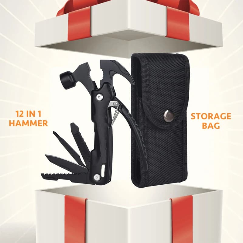 Młotek multinarzędzie 12w1 — idealny prezent męski 🔨