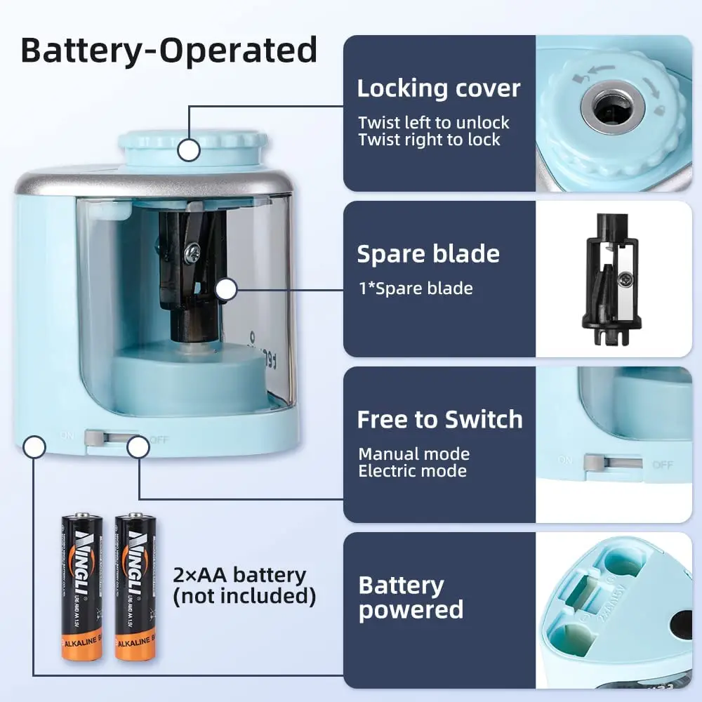 Tenwin przenośna elektryczno-ręczna temperówka - uniwersalna ✏️