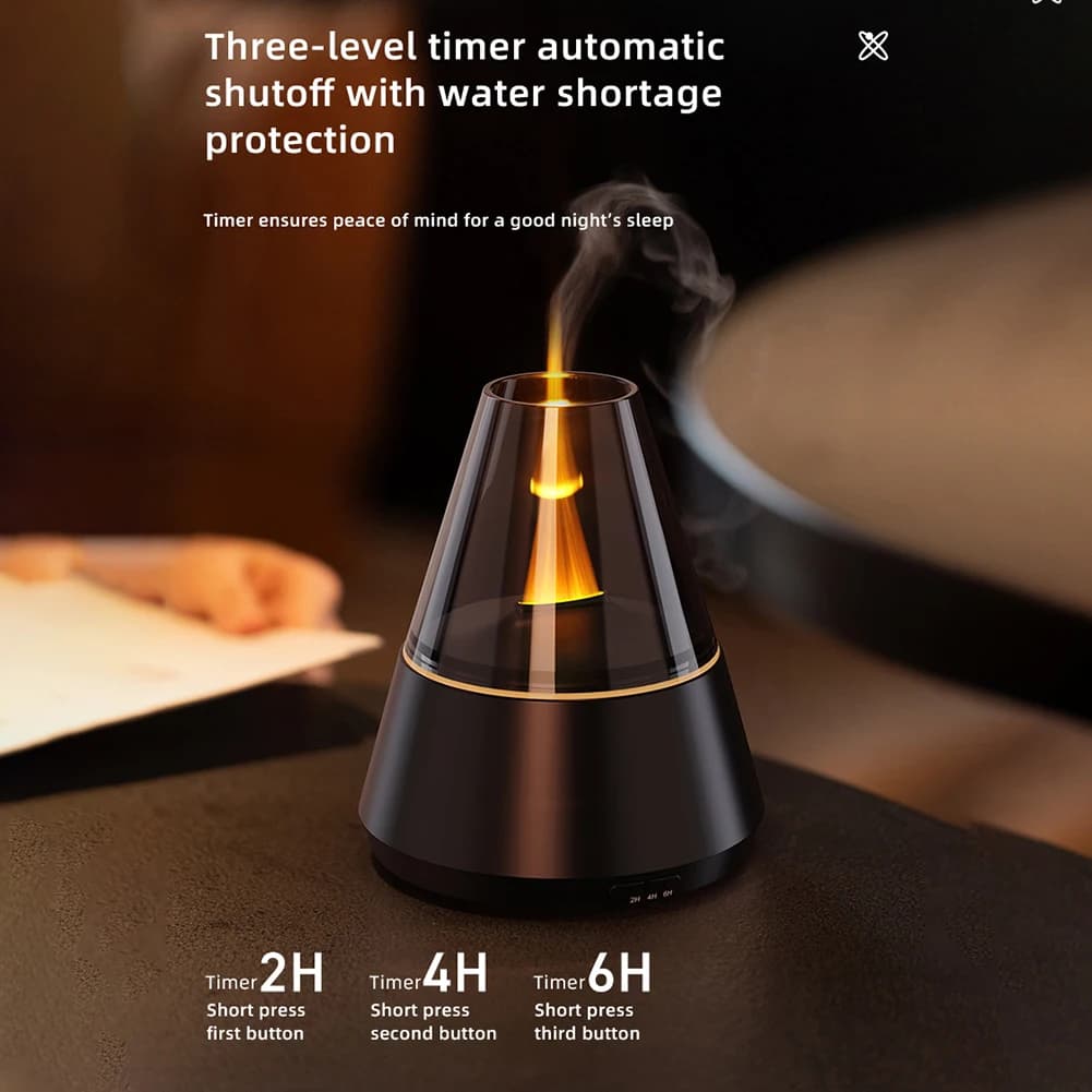 Nawilżacz aromaterapeutyczny 7 kolorów z regulowanym światłem 🌈